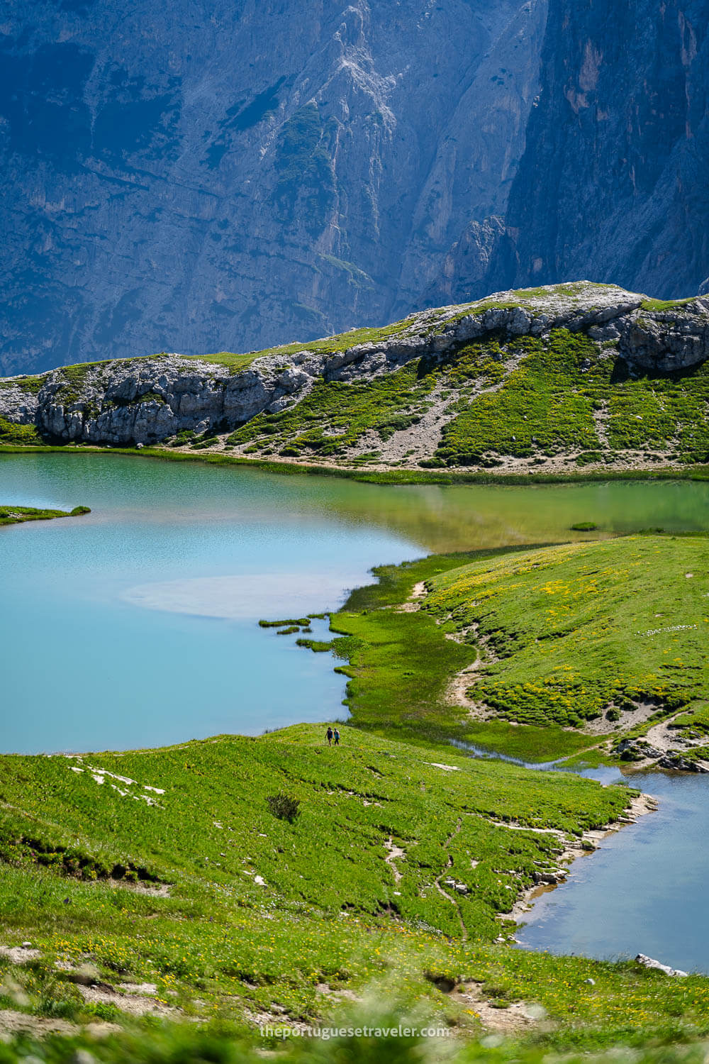 The lakes at Tre Cime di Lavaredo