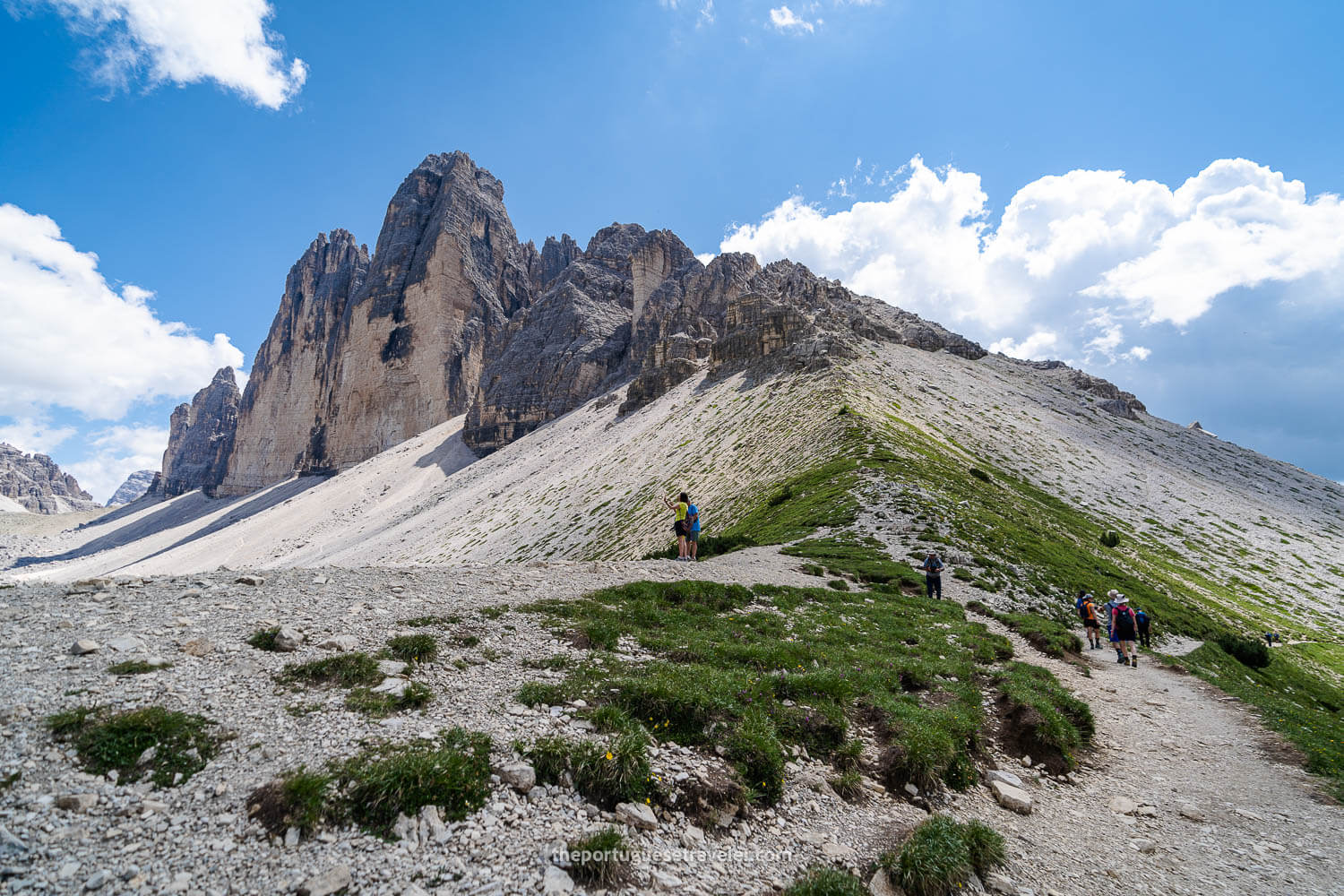 Almost at the Rifugio Auronzo