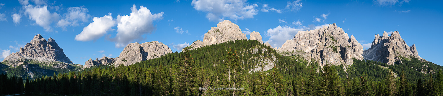 Panorama of the Tre Cime di Lavaredo