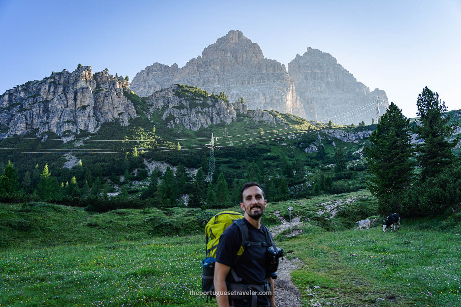 Me at the start of the Tre Cime di Lavaredo hike