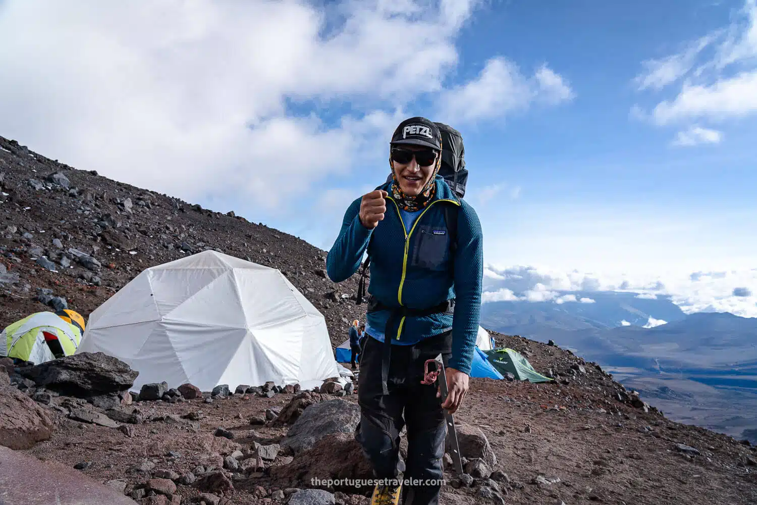 Julian at High Camp