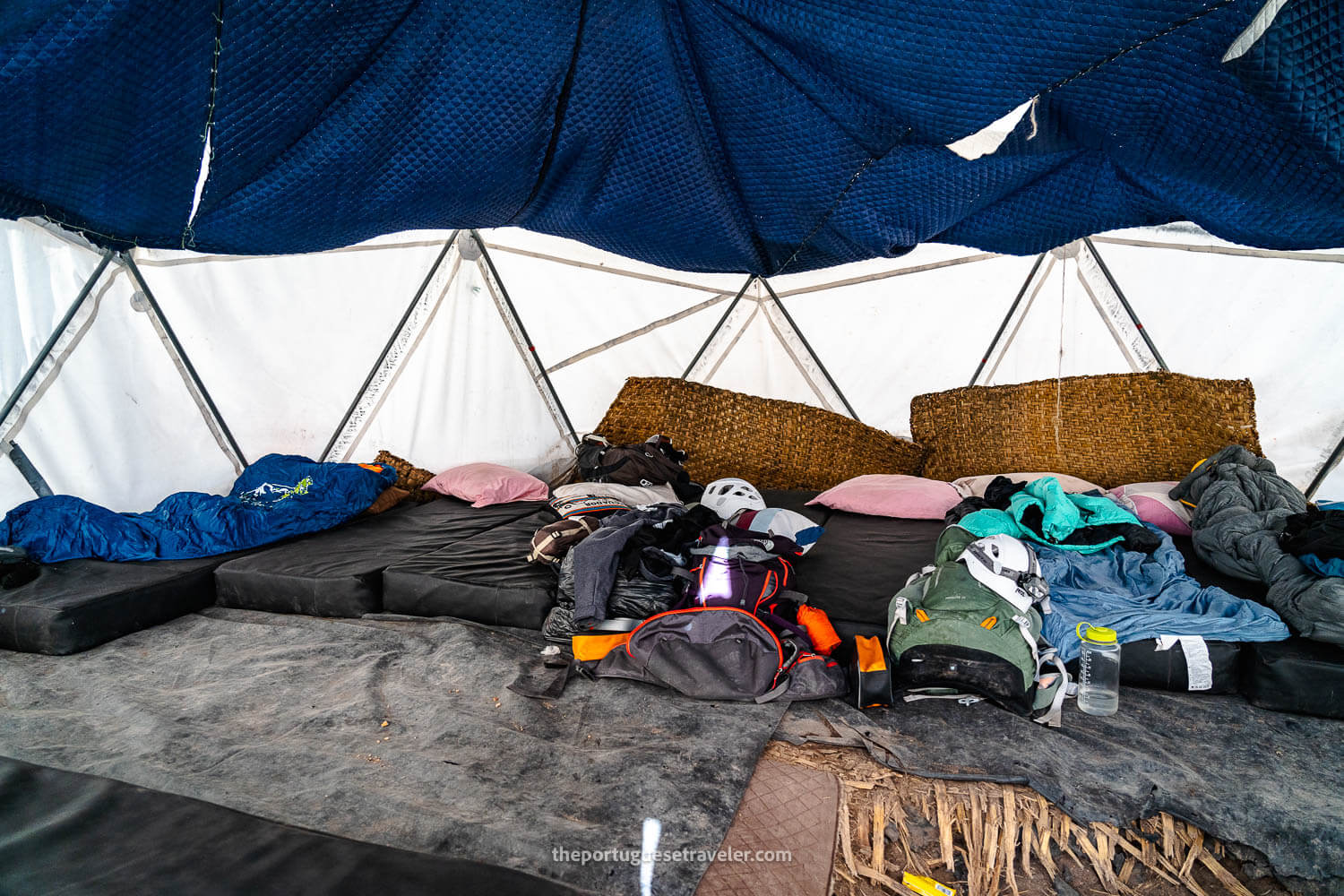 The tent where we slept