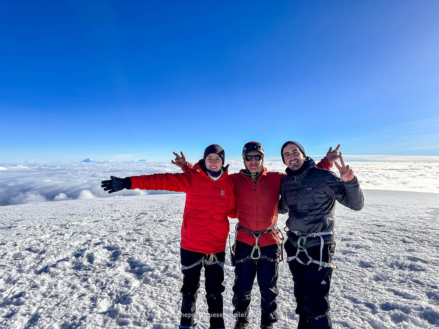 The group at the summit