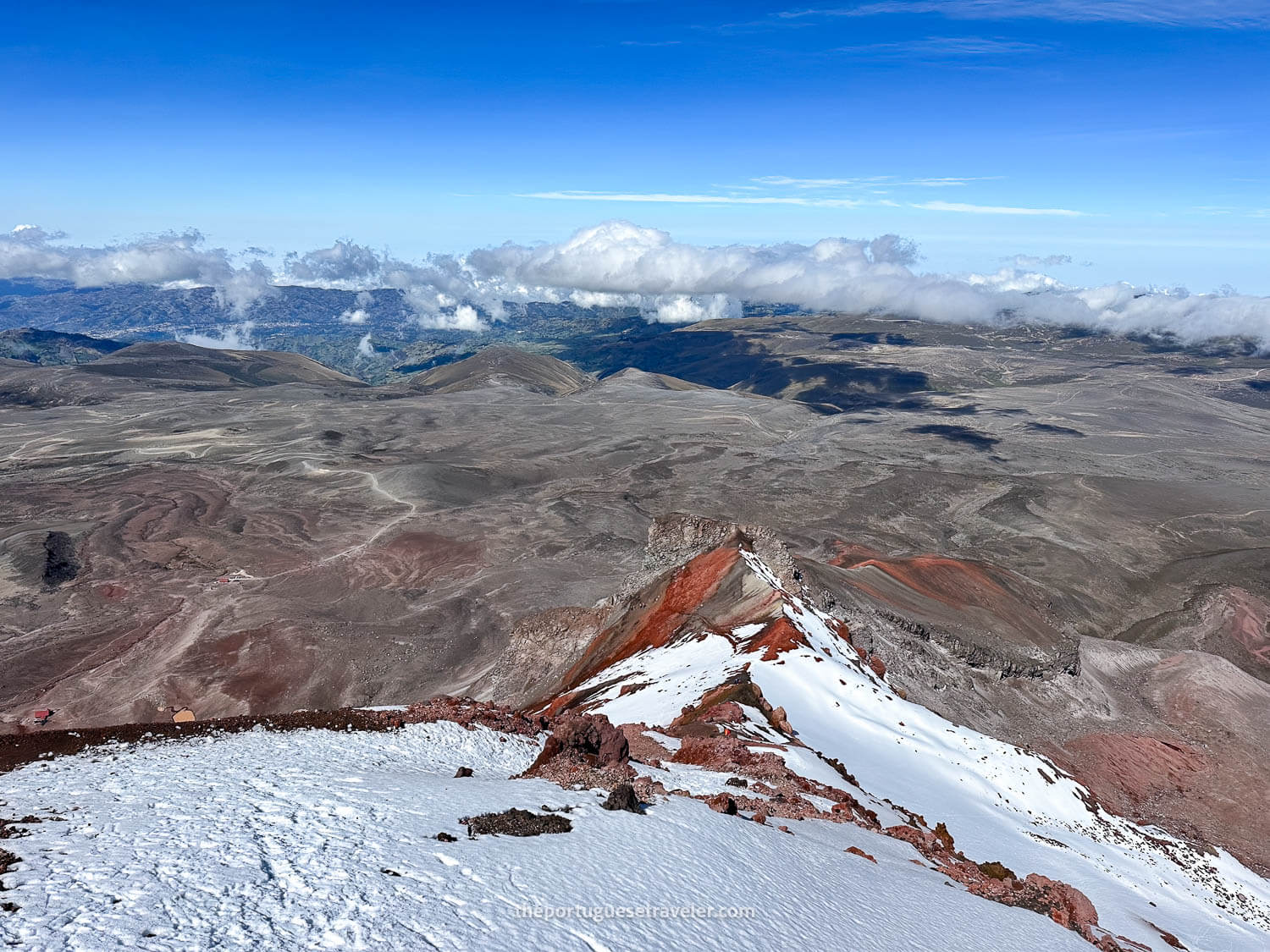 The ridge to the Via Ferrata above El Castillo