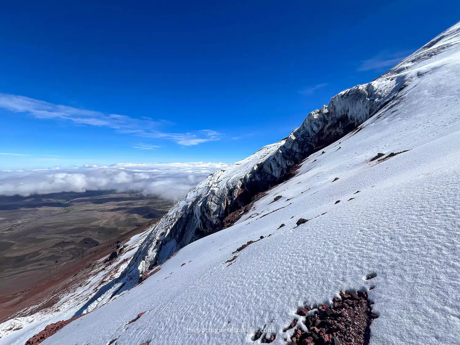 The glaciers of Chimborazo