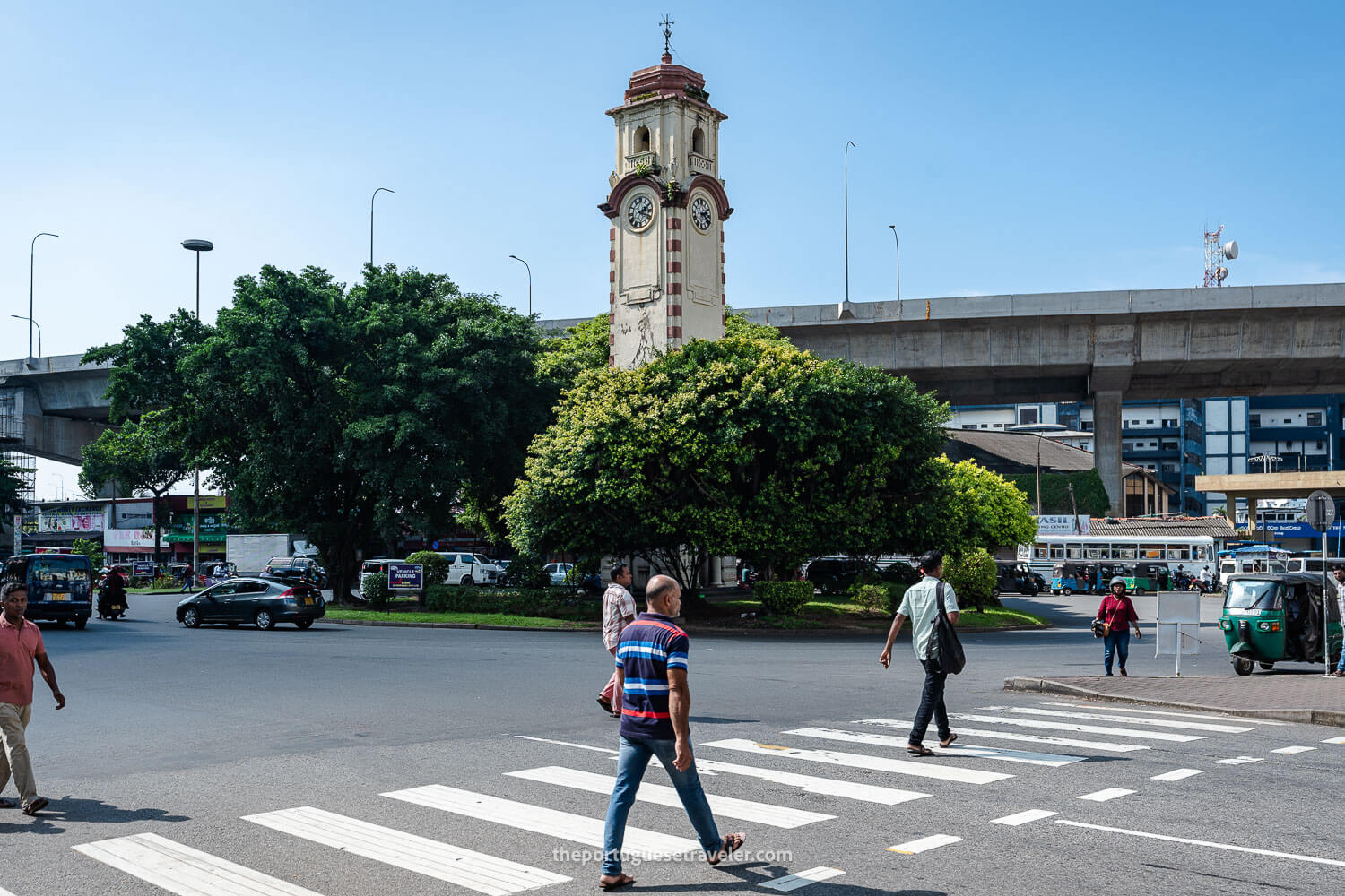 The Clock tower on the way to the Pettah Market