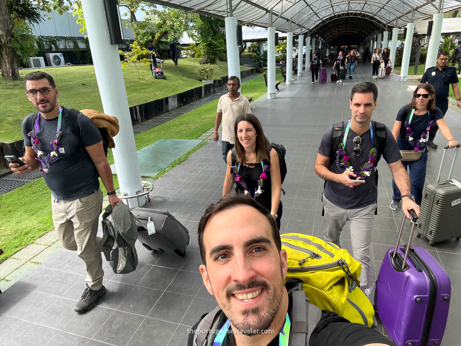 The Arrival at Colombo's Airport