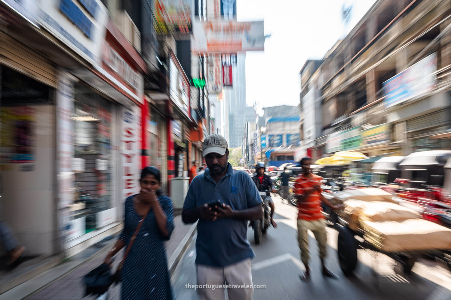 My photography technique trials in the market