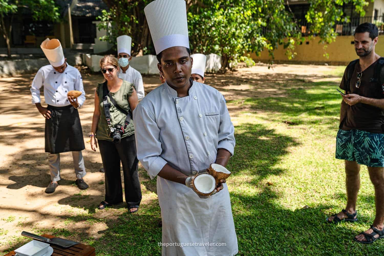 The cooking class at the Ekho Safari Tissa Yala Resort