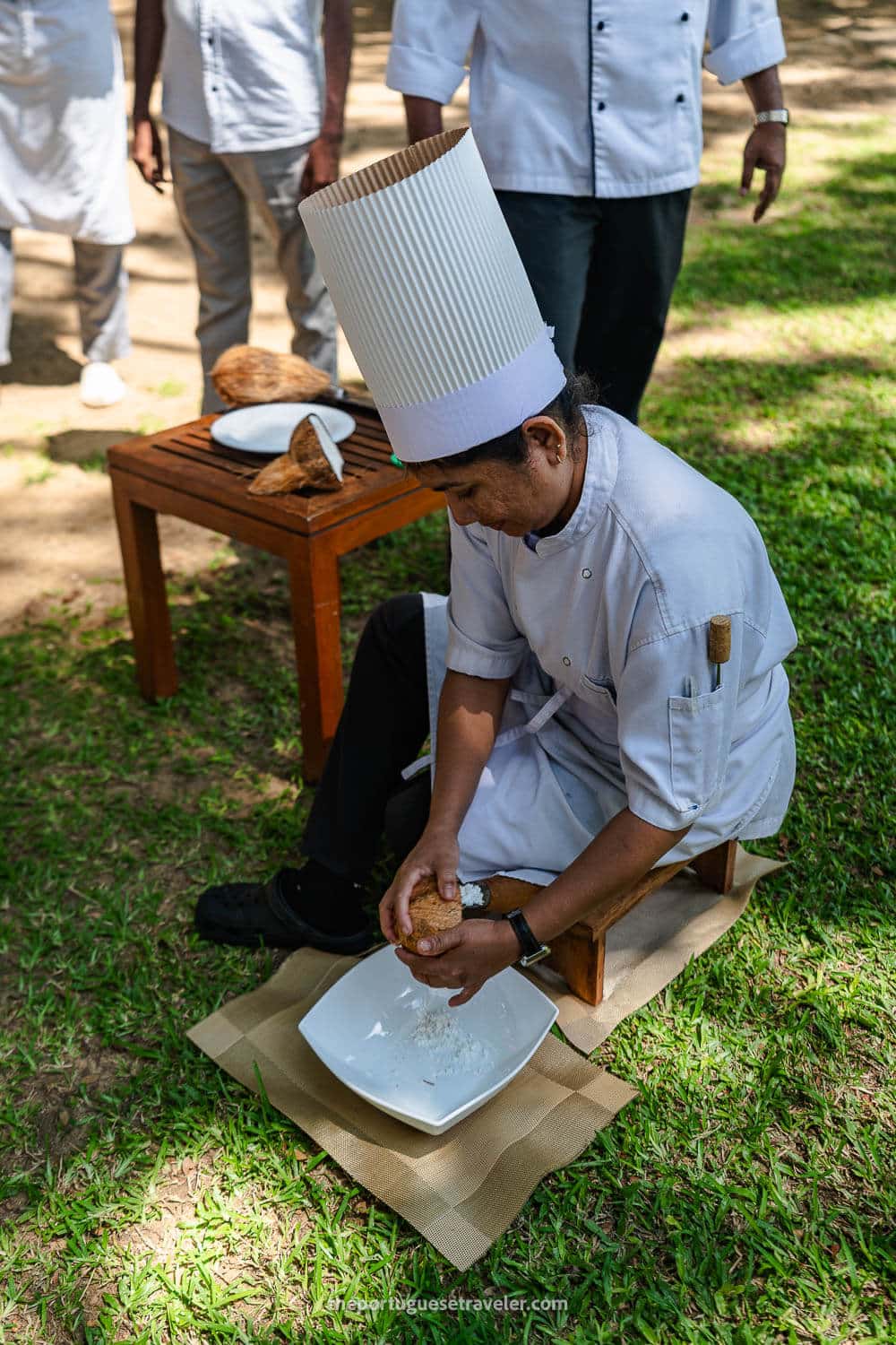 The process of making coconut milk