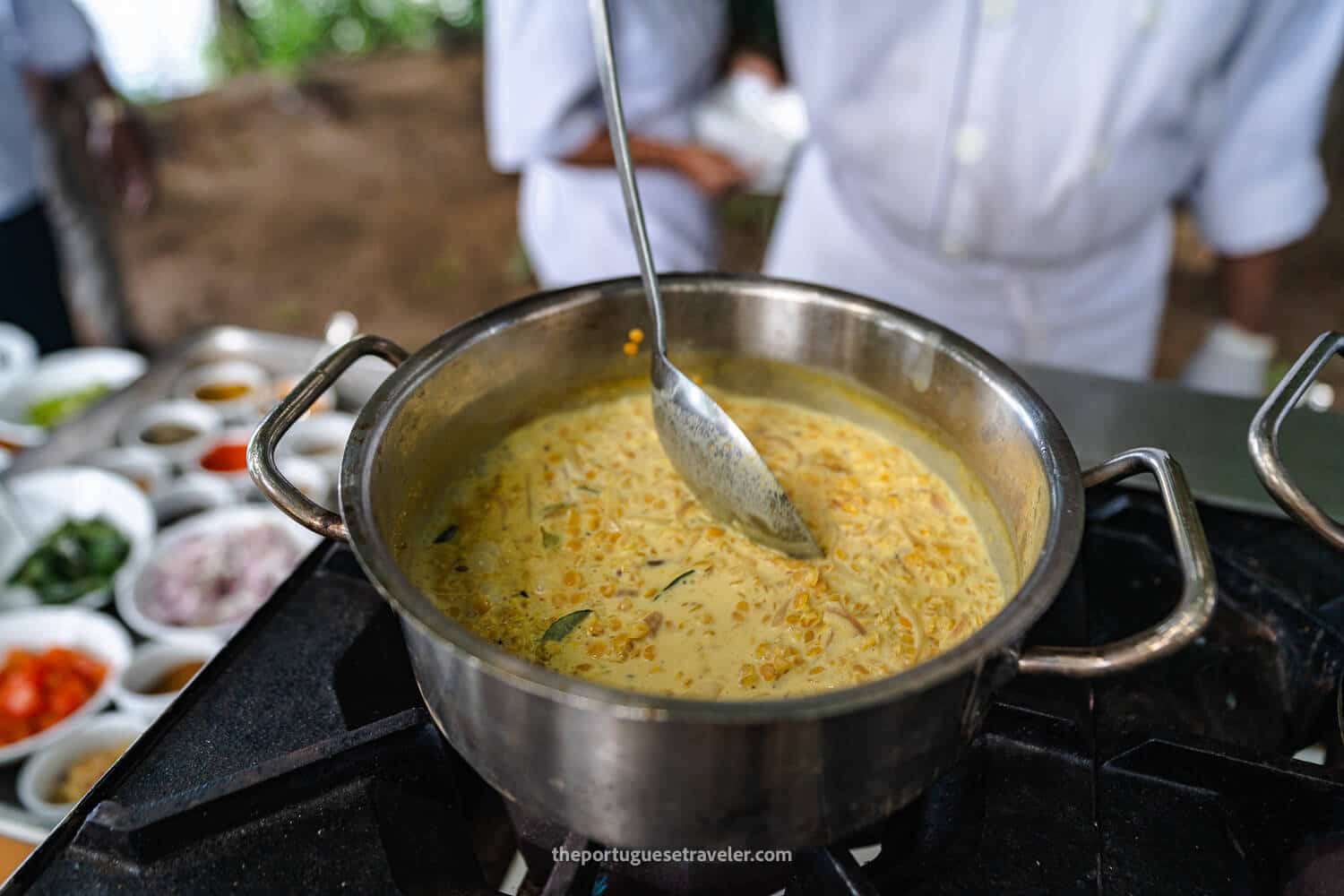 The finished Dahl dish