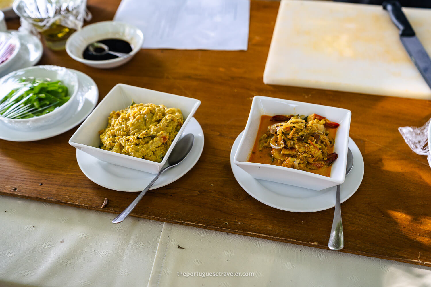 The cooking class at the Ekho Resort Hotel