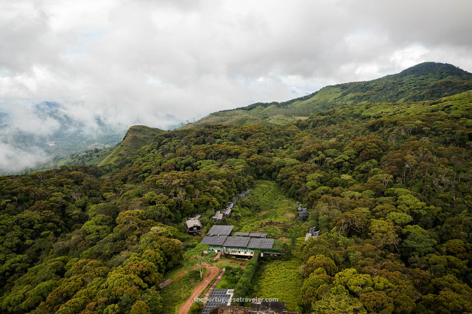 The Lodge seen from above