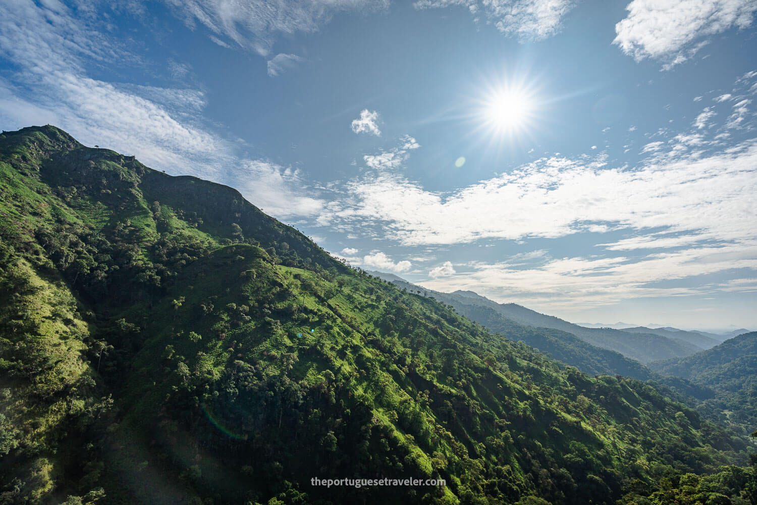 Ella's Gap in Sri Lanka