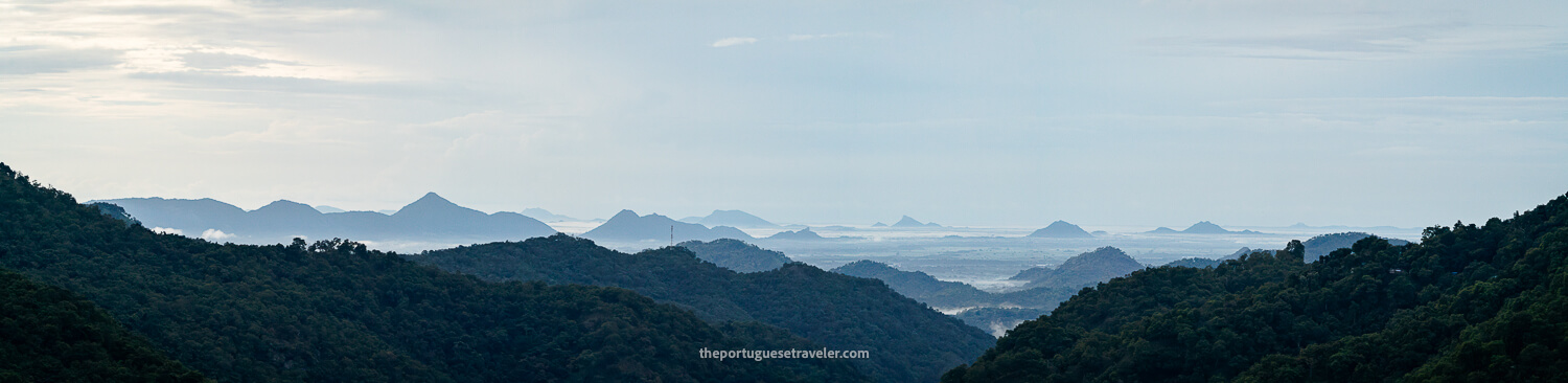 The landscape around Little Adam's Peak