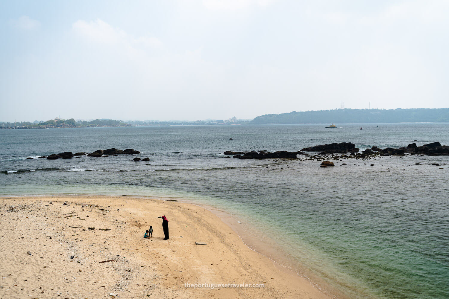 The beach outside Galle Fort