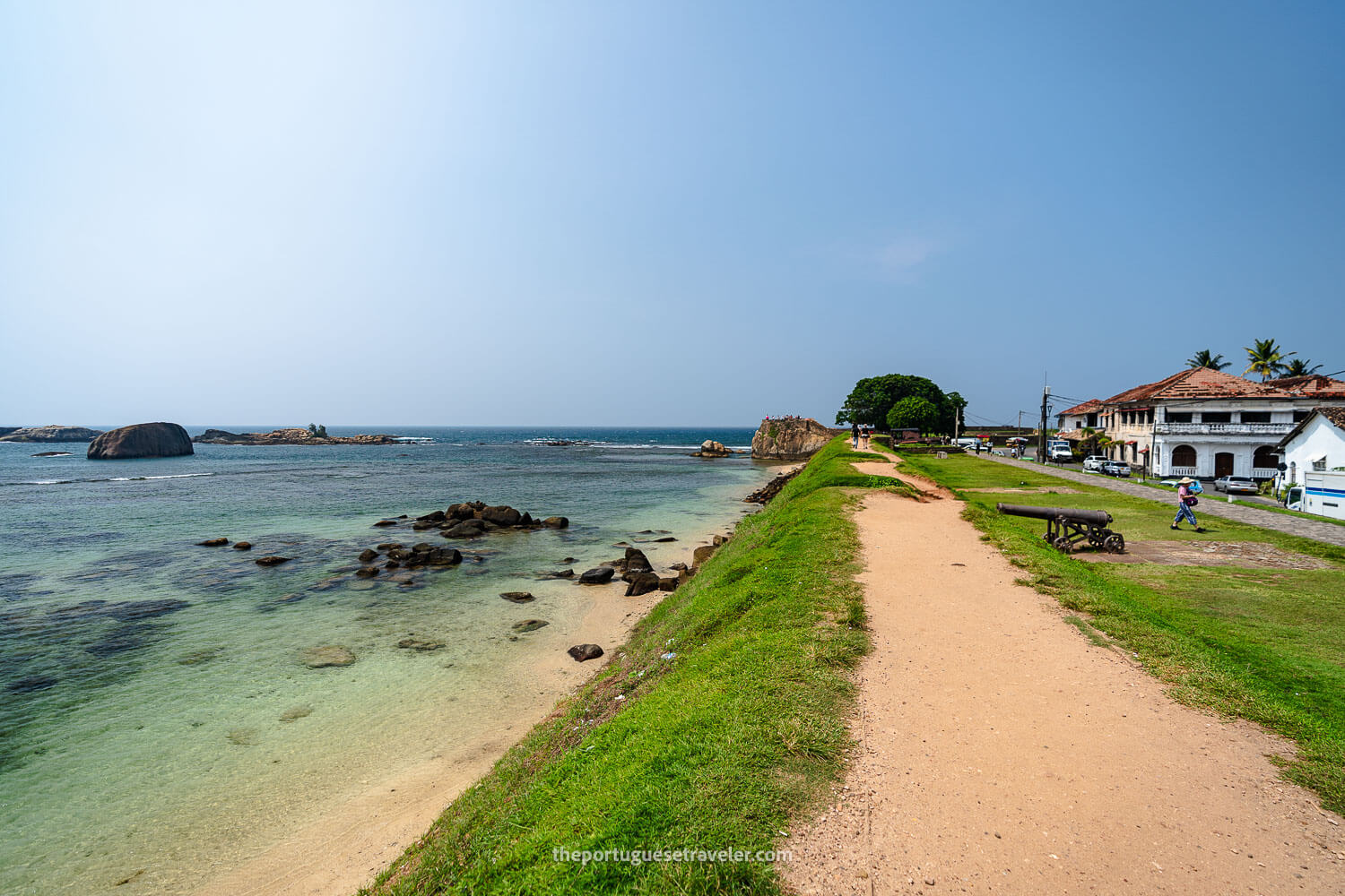 The view near the Lighthouse, in Galle, Sri Lanka