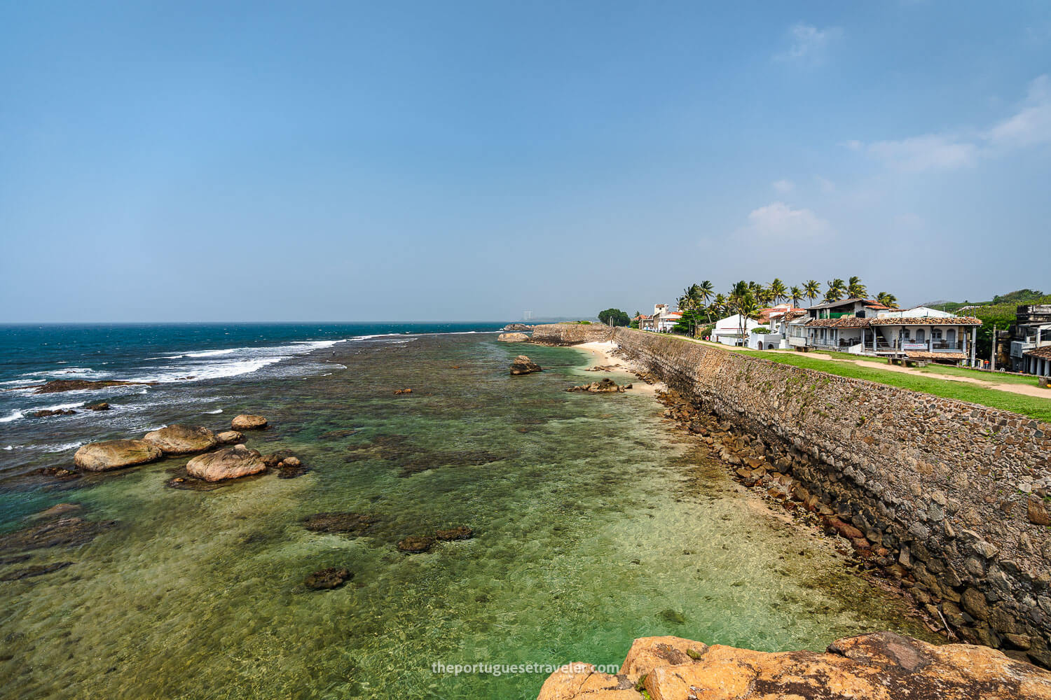 The view from Flag Rock Bastion