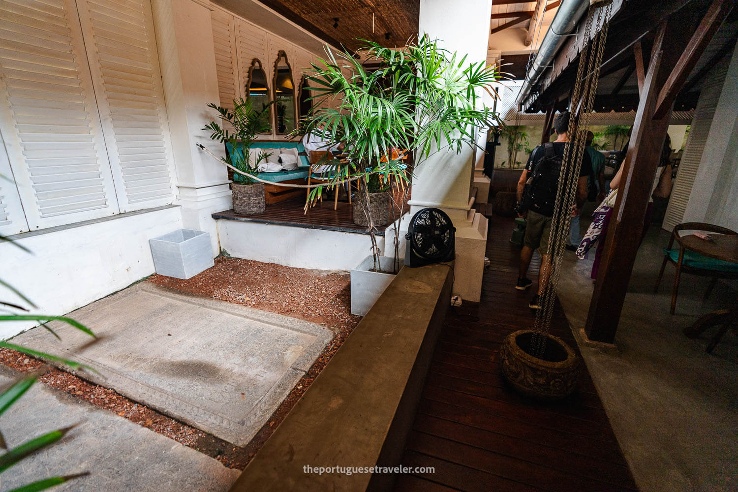 The Tombstones of The Merchant Restaurant, in Galle, Sri Lanka