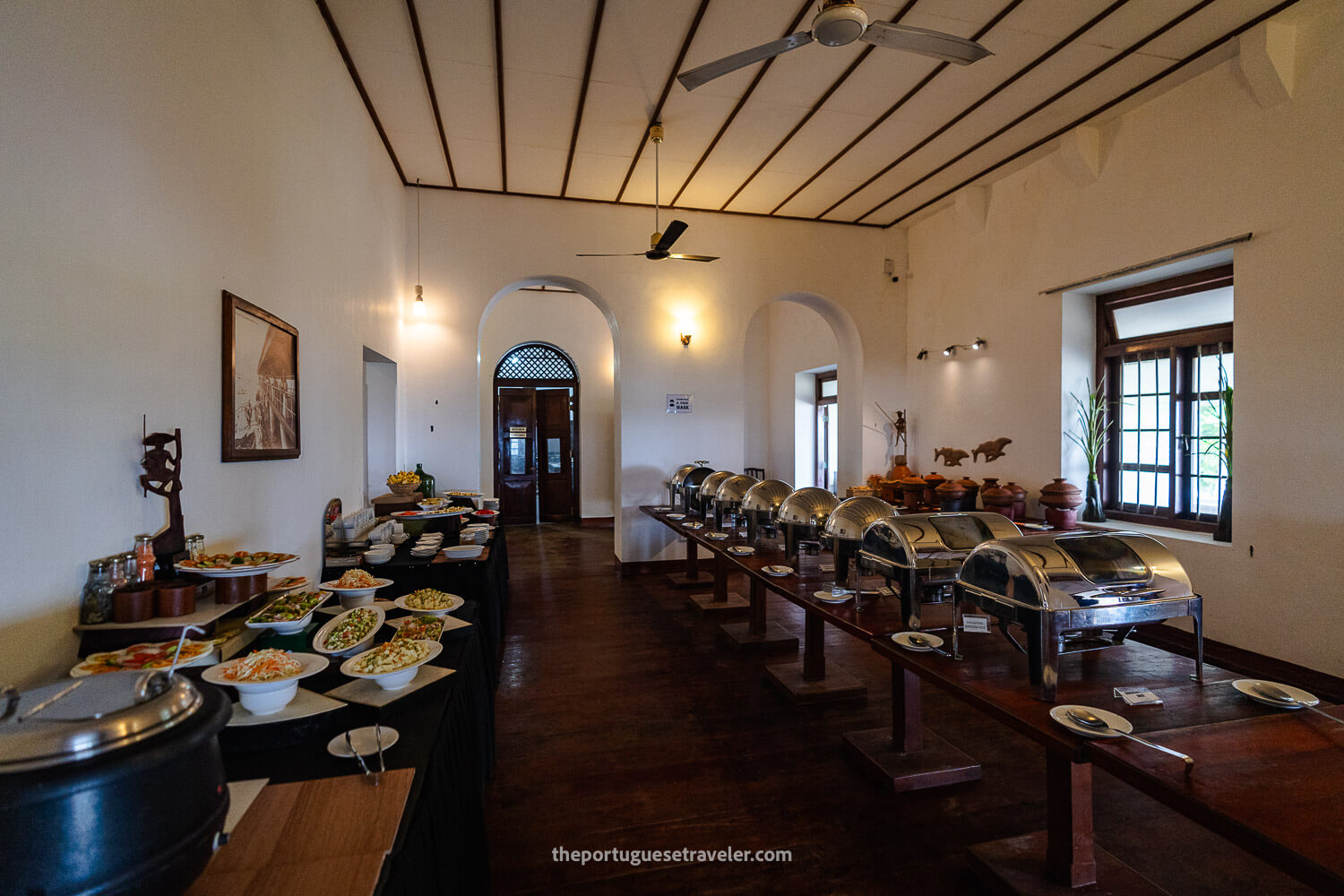 The Buffet at Rampart Restaurant in Galle Sri Lanka