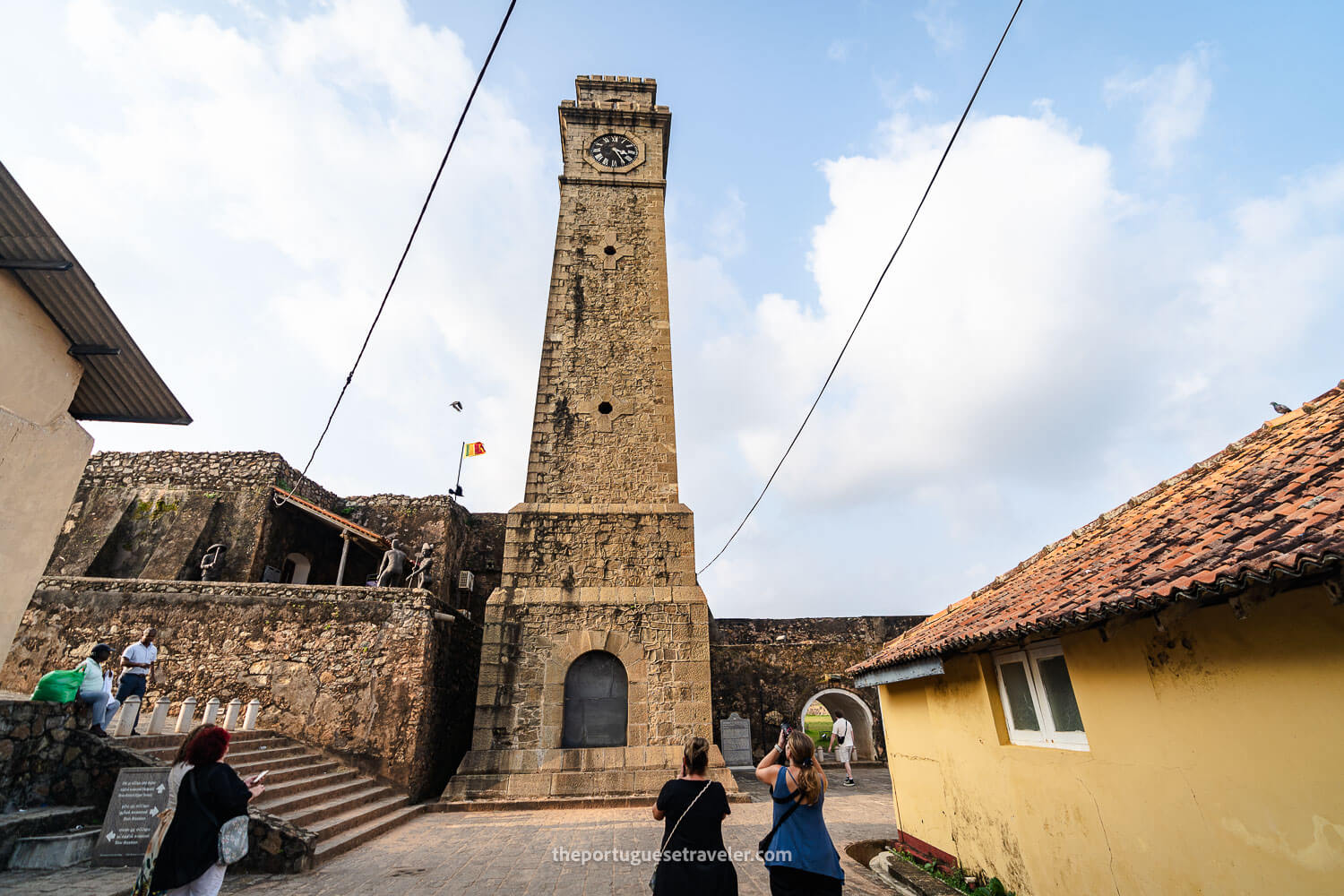 The Clock Tower of Galle Fort, in Galle, Sri Lanka