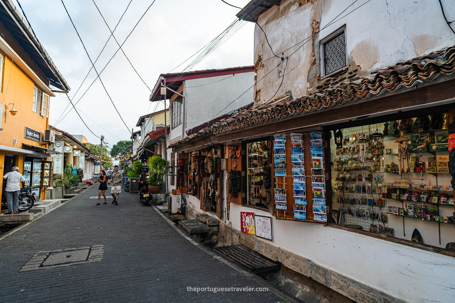 The streets of Galle Fort