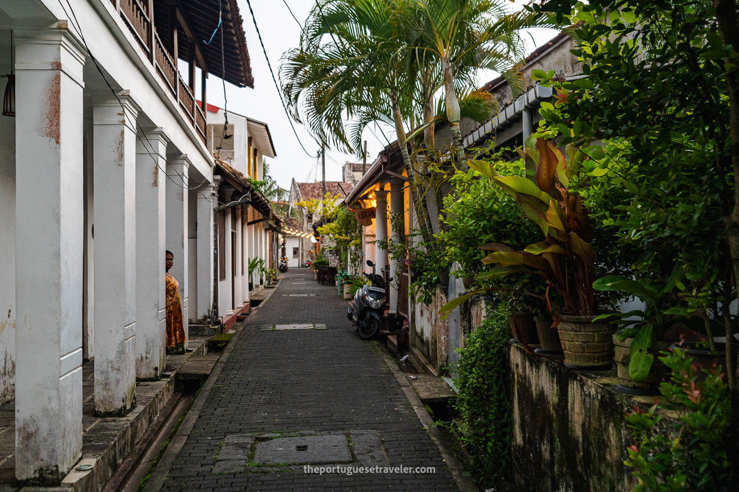 The streets of Galle Fort