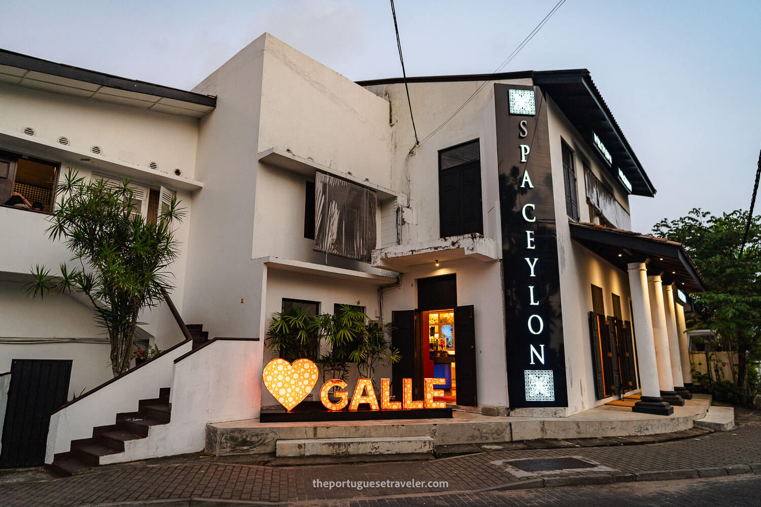 I Love Galle Sign in Galle Fort