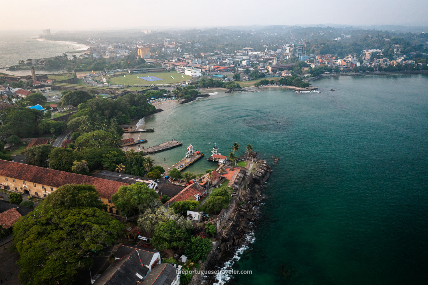 The Portuguese Black Fort inside Galle Fort, in Galle, Sri Lanka