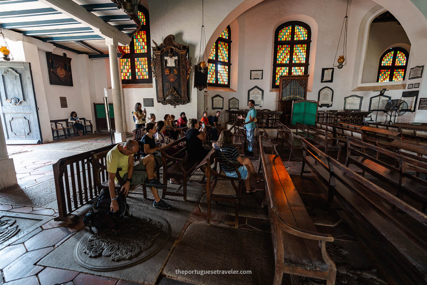 The interior of the Dutch Reformed Church