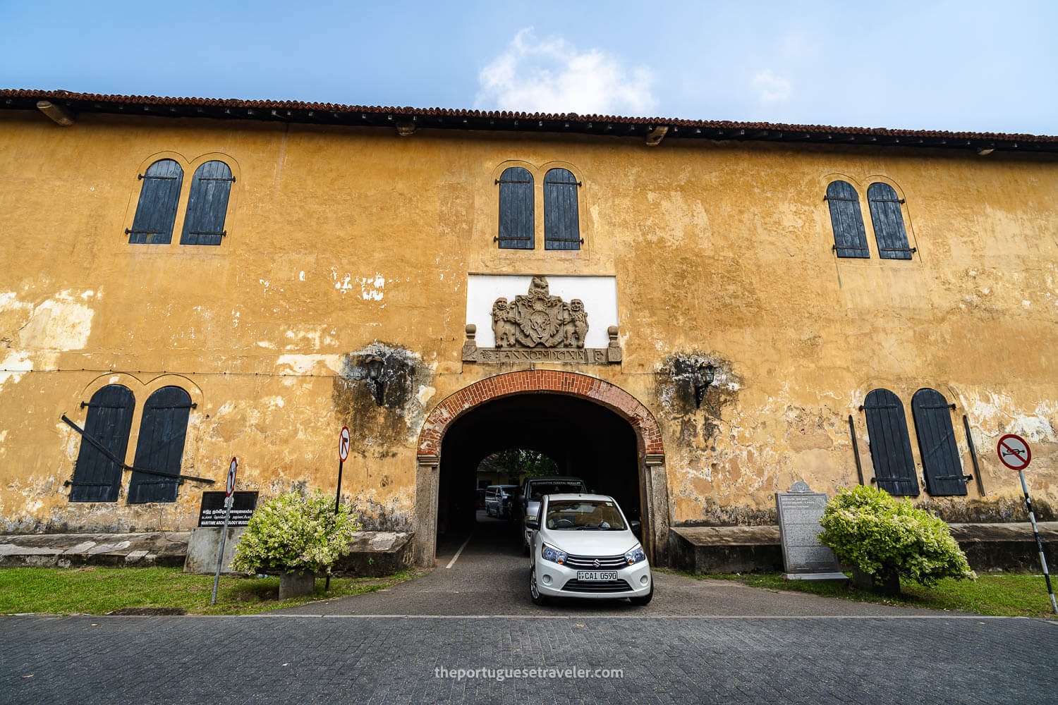 The Maritime Museum of Galle and one of the Fort's Entrance