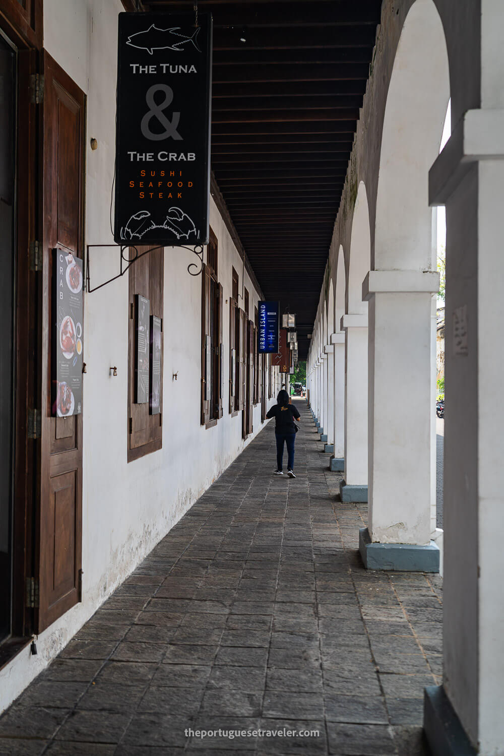 The Dutch Hospital alley in Galle