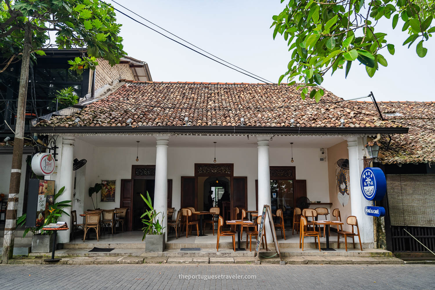 A local cafe in Galle, Sri Lanka