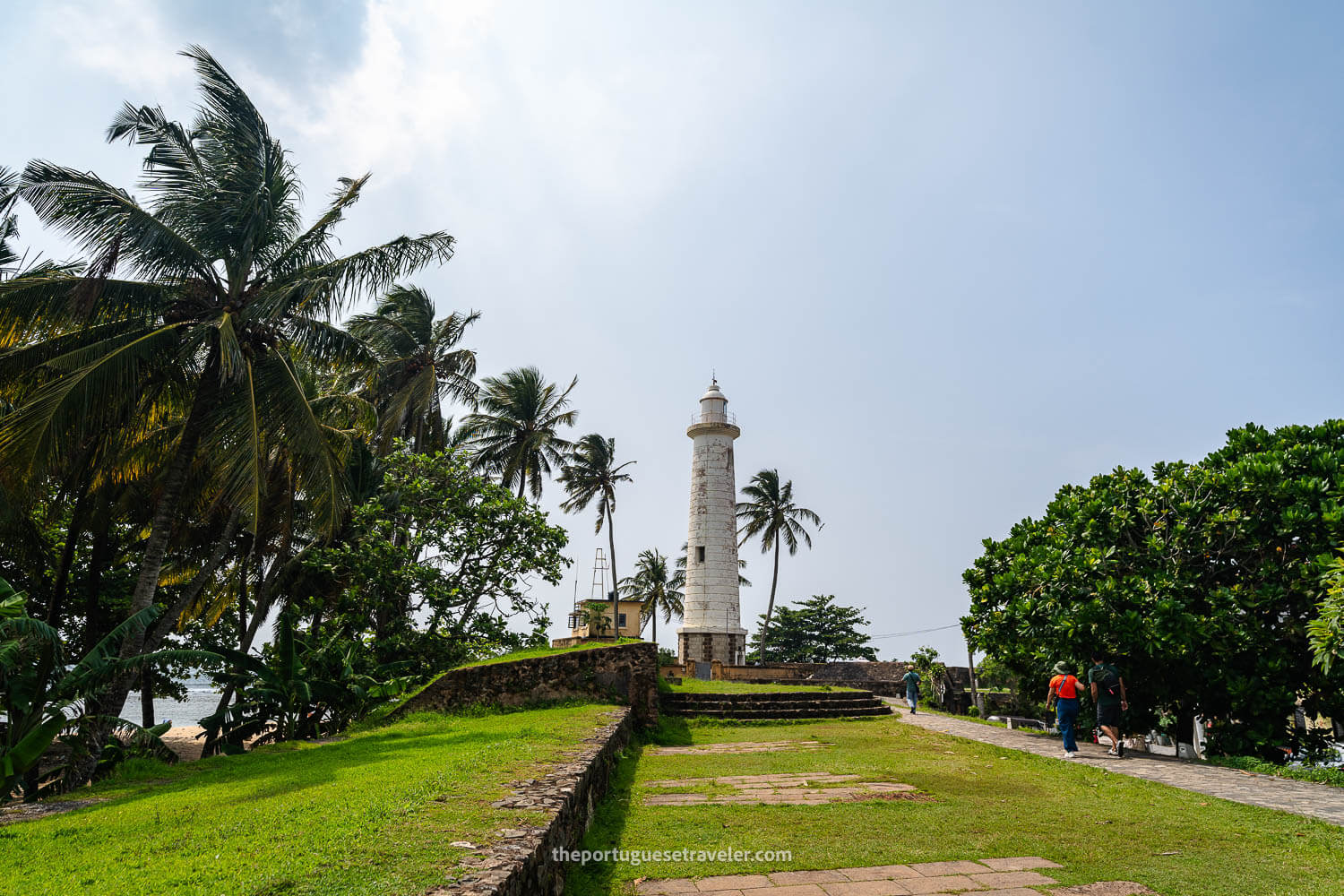 The lighthouse at the Galle Fort in Sri Lanka