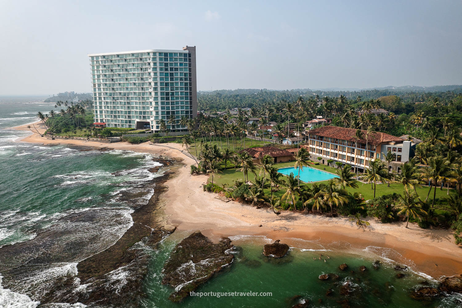 The Jetwing Lighthouse Hotel in Galle - Drone View