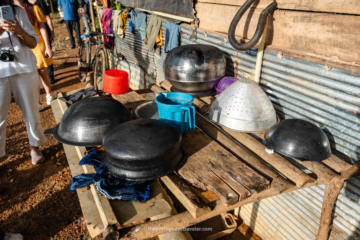 The mining tools at the open-cast mine