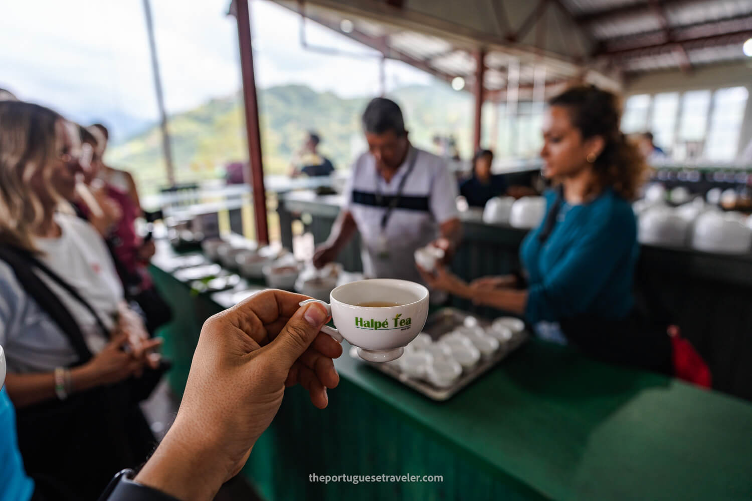 The amazing Ceylon Tea at the tea factory