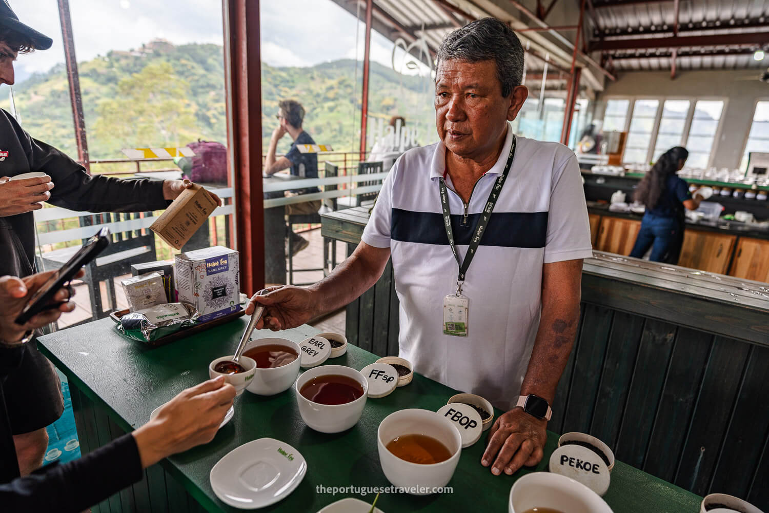 Tea tasting of the tea