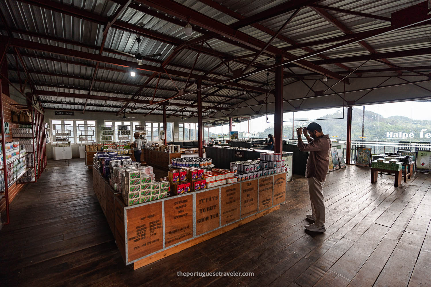 The Tea Shop at the Halpewatte Ceylon Tea Factory