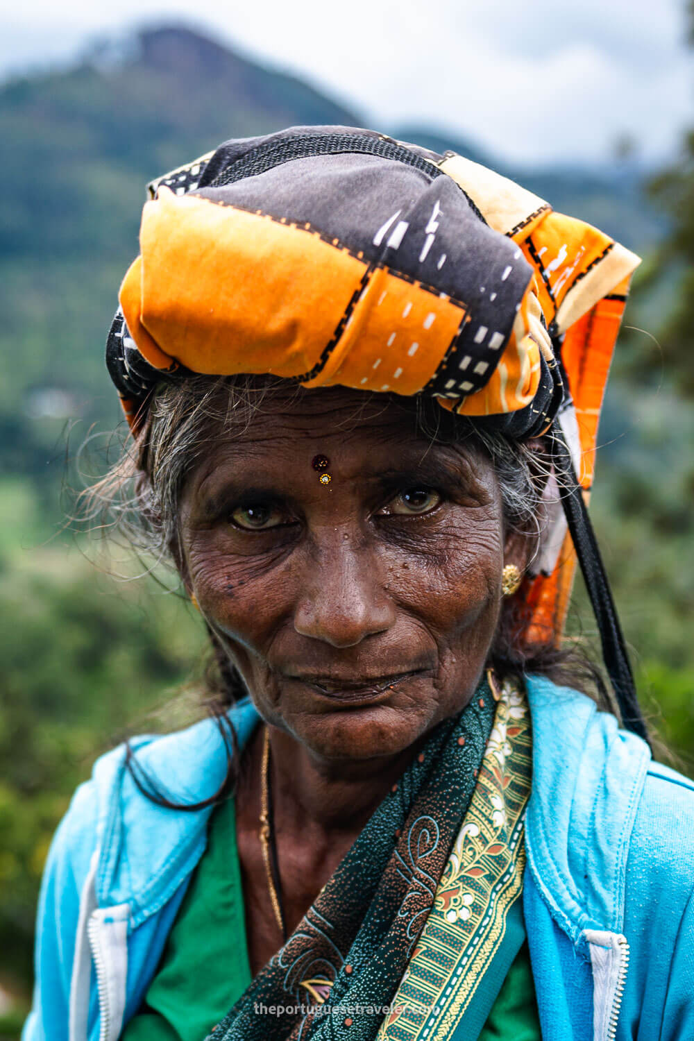 A Local Ceylon Tea Factory Worker