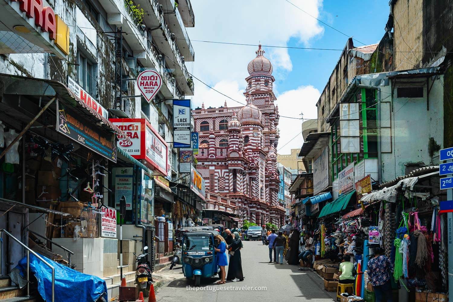 The Red Mosque in Colombo Sri Lanka