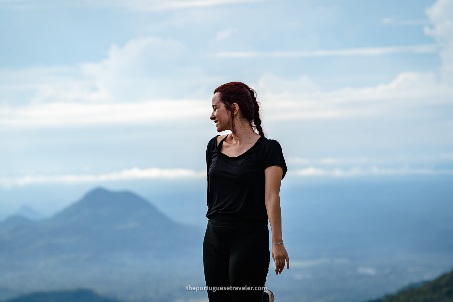 Susana at the Little Adam's Peak Summit