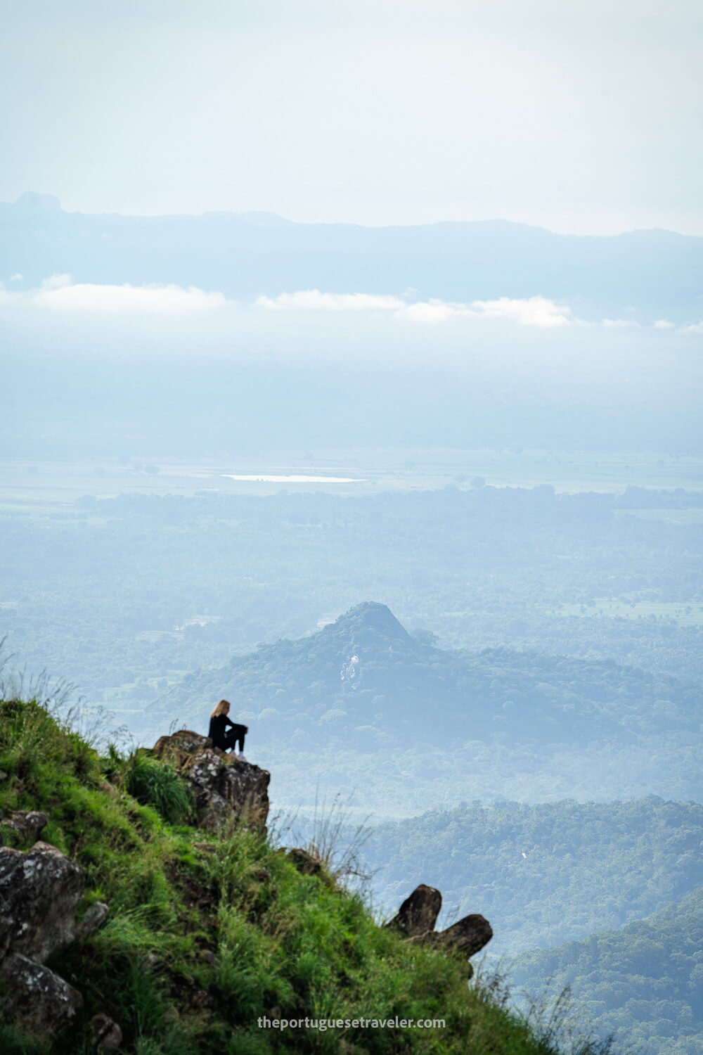 Some shots with my telephoto lens of people on the second summit of Little Adam's Peak