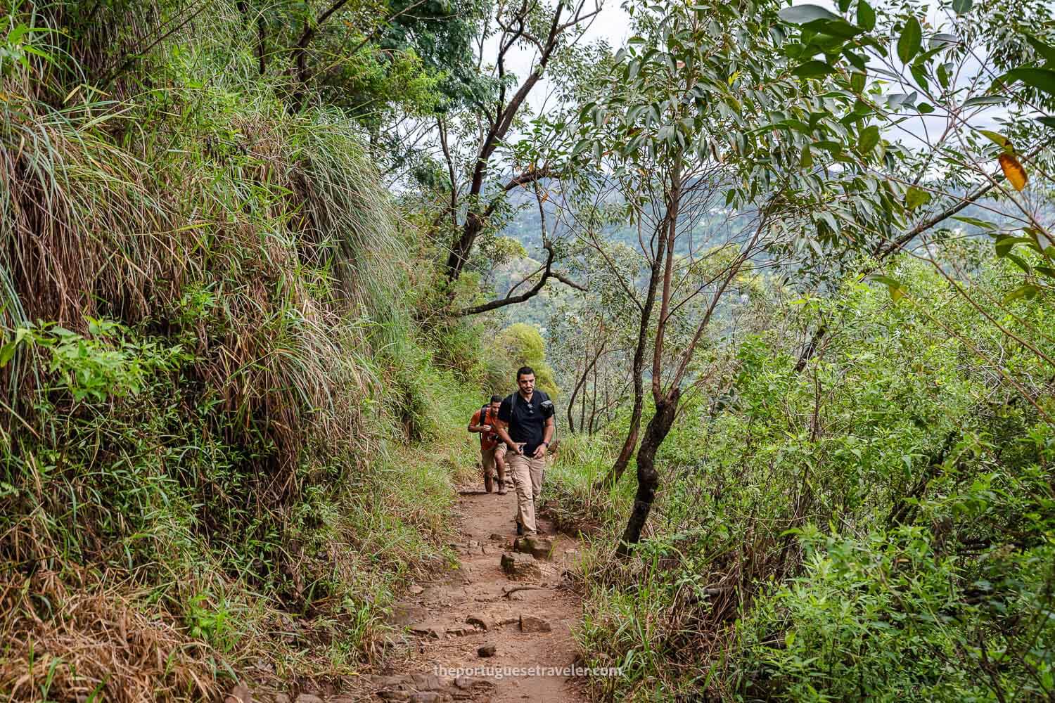 The final gravel and dirt section on the way up (might be muddy if it rains)