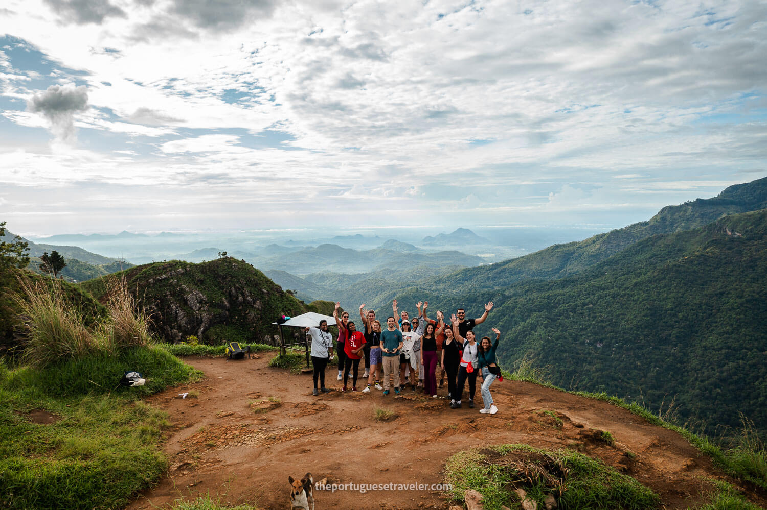 The group at the Little Adam's Peak Summit