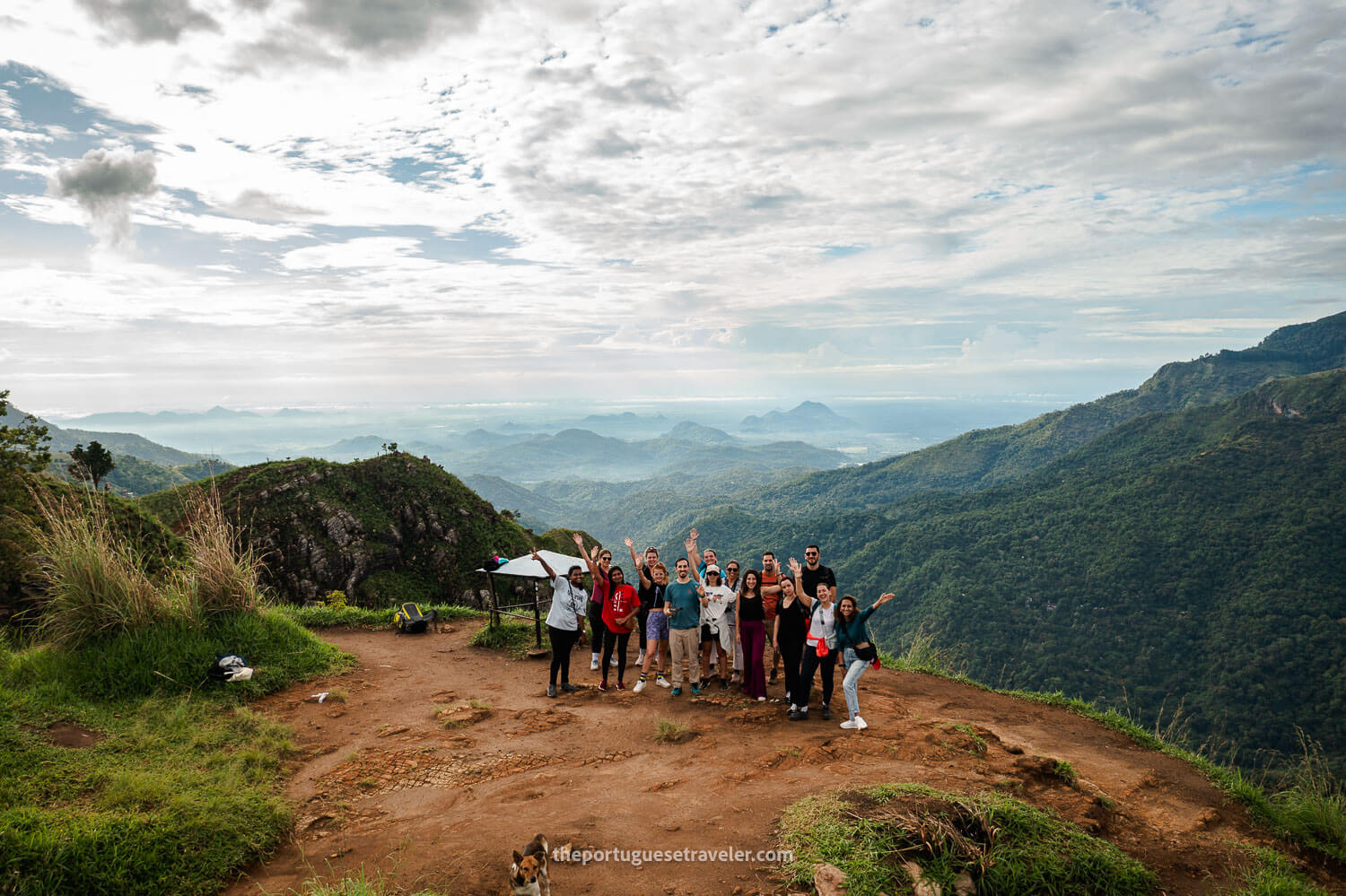 The group at the Little Adam's Peak summit