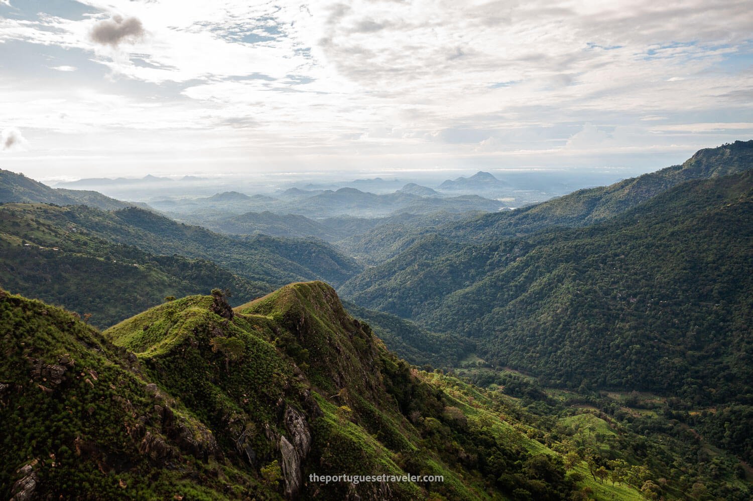 The view of the second summit of the Little Adam's Peak