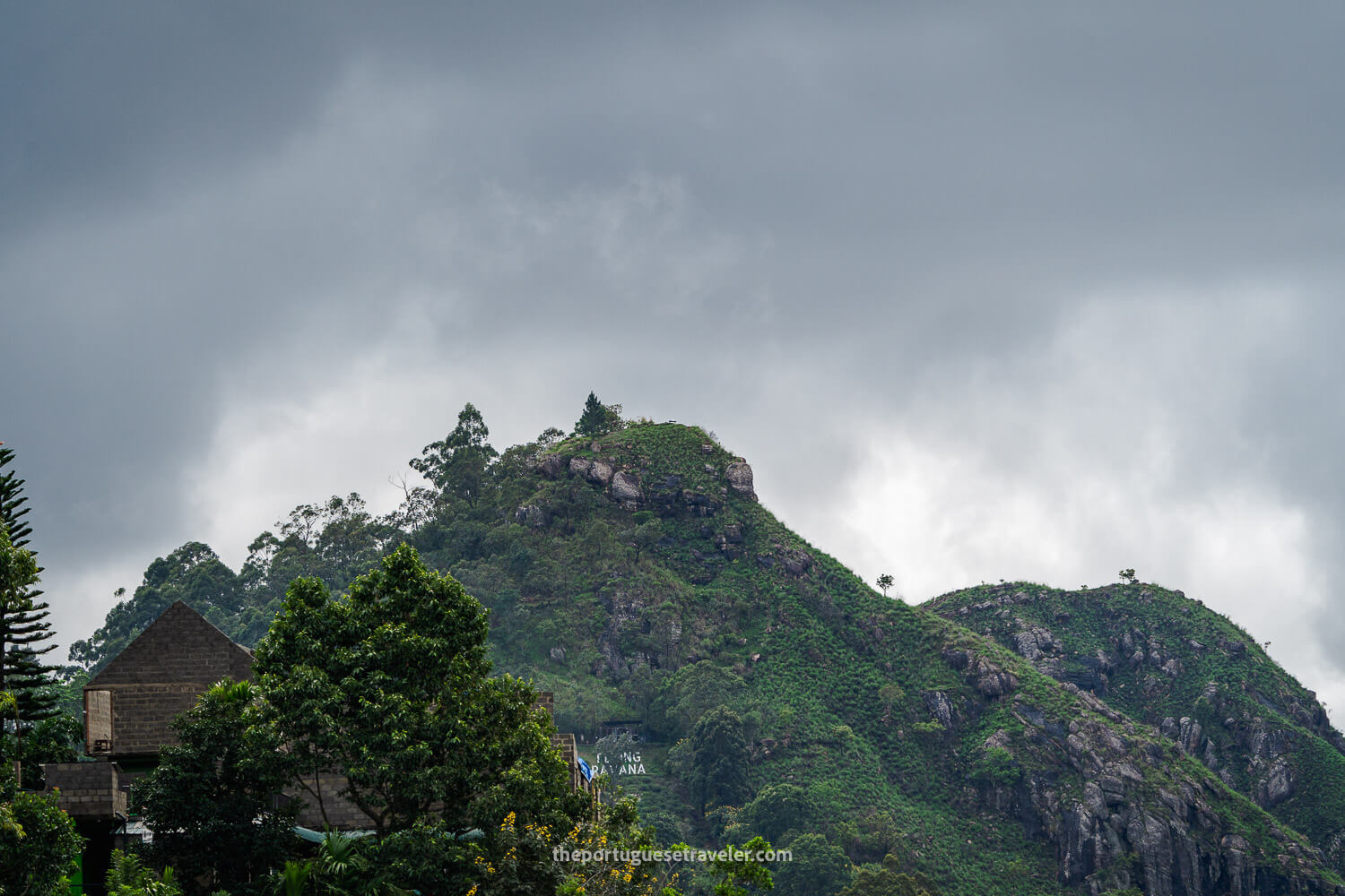 The Little Adam's Peak seen from our hotel