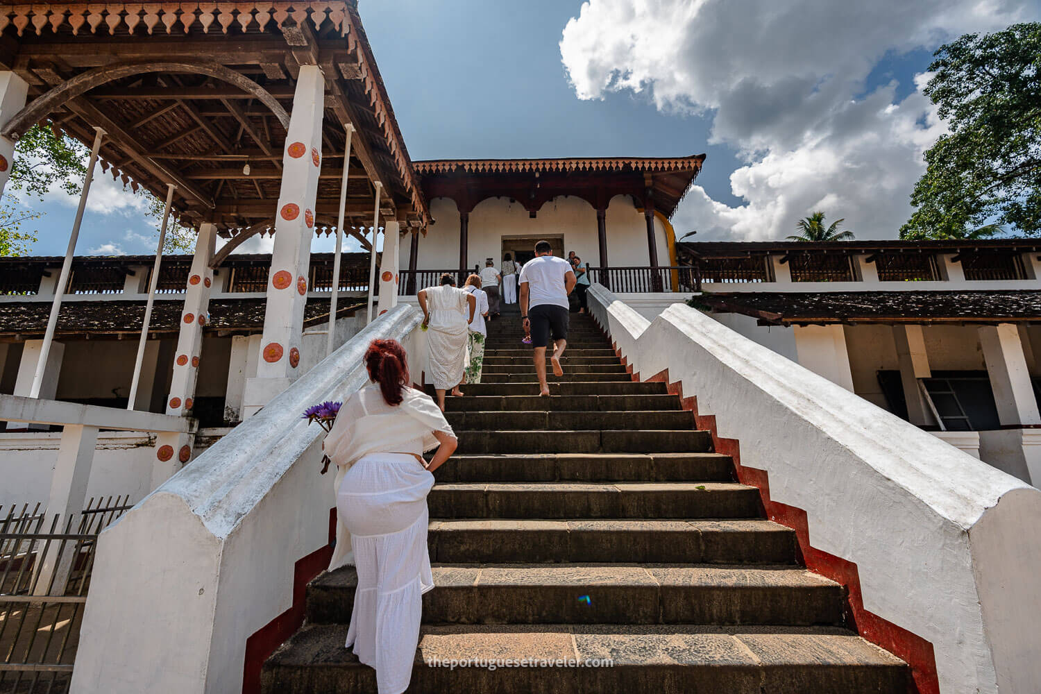 The Maha Saman Dewalaya Temple's Entrance