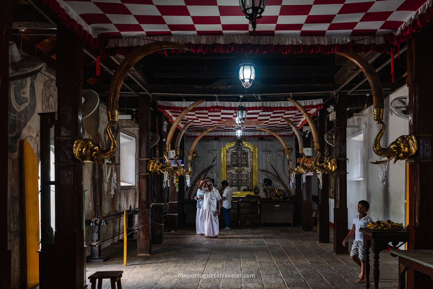 The main hall of the temple